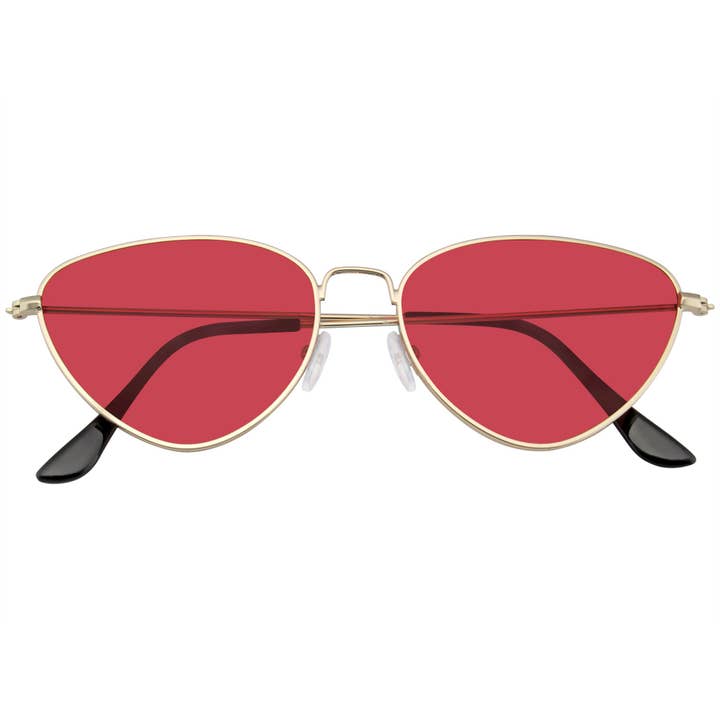 Emblem Eyewear - Wholesale Sunglasses - Women's - Sunglasses Retro Vintage Small Triangle Fashion Sun Glasses