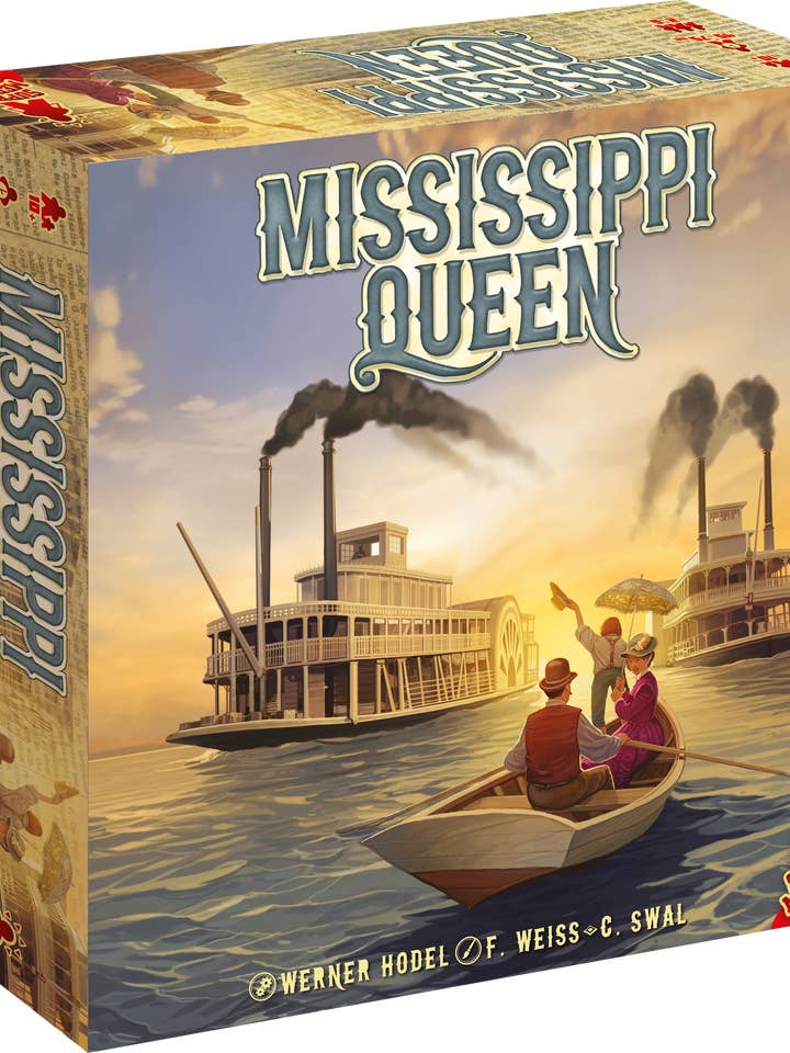 Mississippi Queen - Versão Inglês/Francês - Jogo de tabuleiro por atacado de Super Meeple