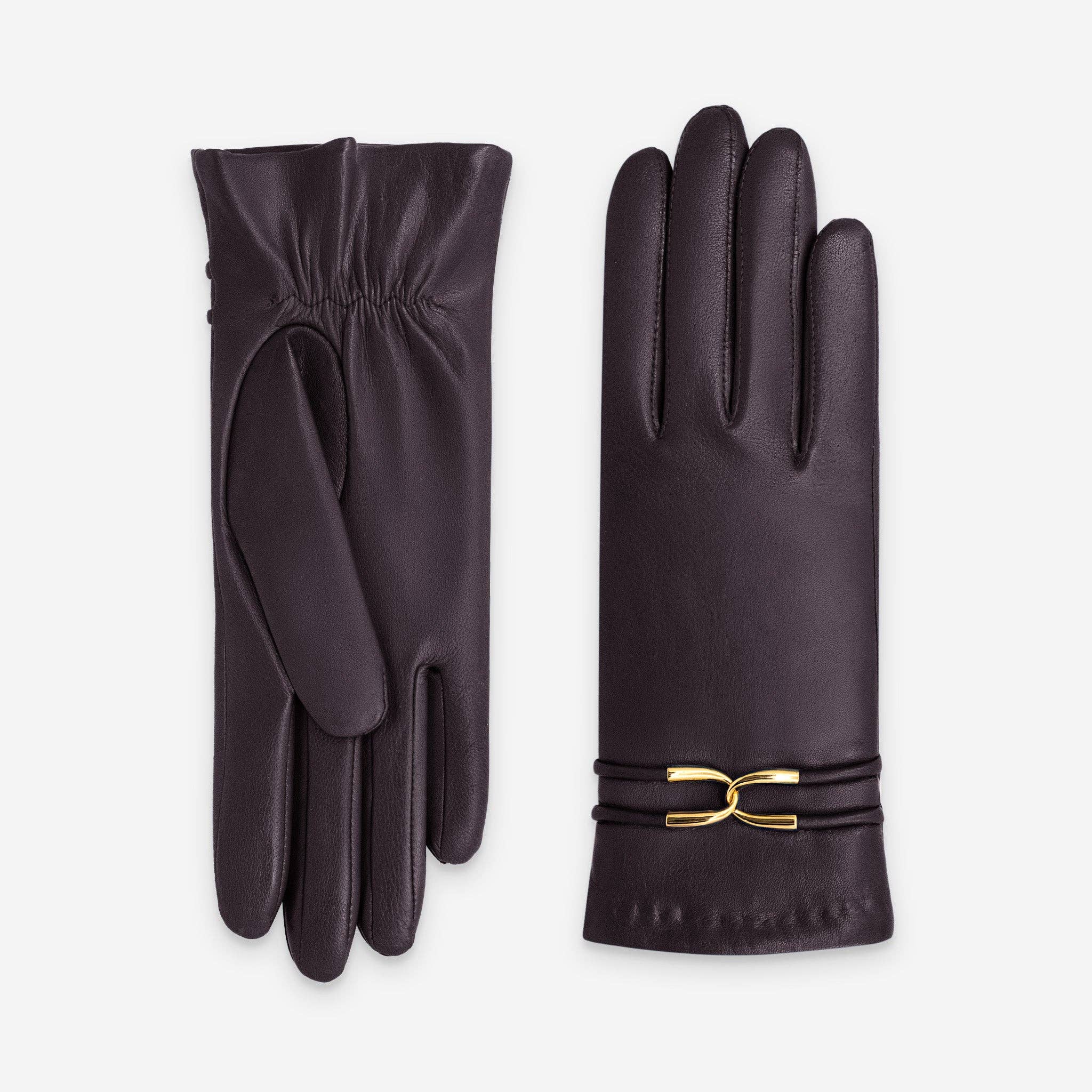 Glove Story - Wholesale Gloves - Women's - Lambskin Leather Gloves–Cashmere,Wool & Nylon Lining–21643CA7