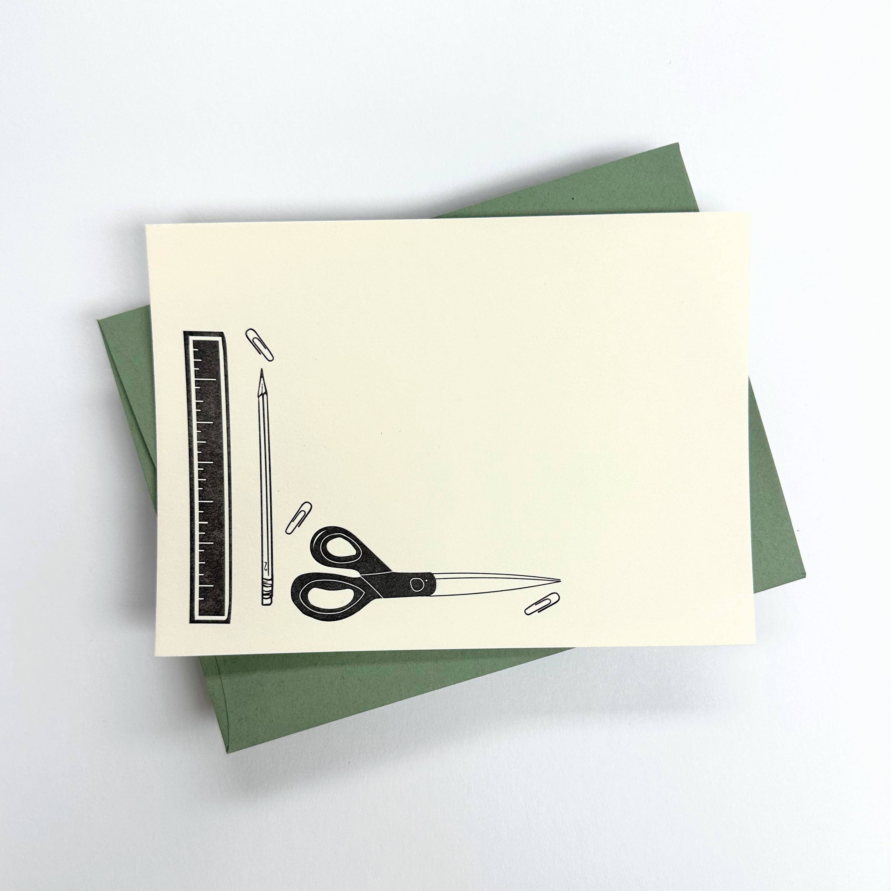 Wolf & Wren Press – Conjunto de notas por atacado – Material de escritório Papelaria Plana1