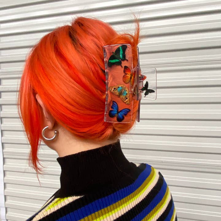 CHUNKS - Wholesale Hair Clip - Women's - Box Claw in Butterfly