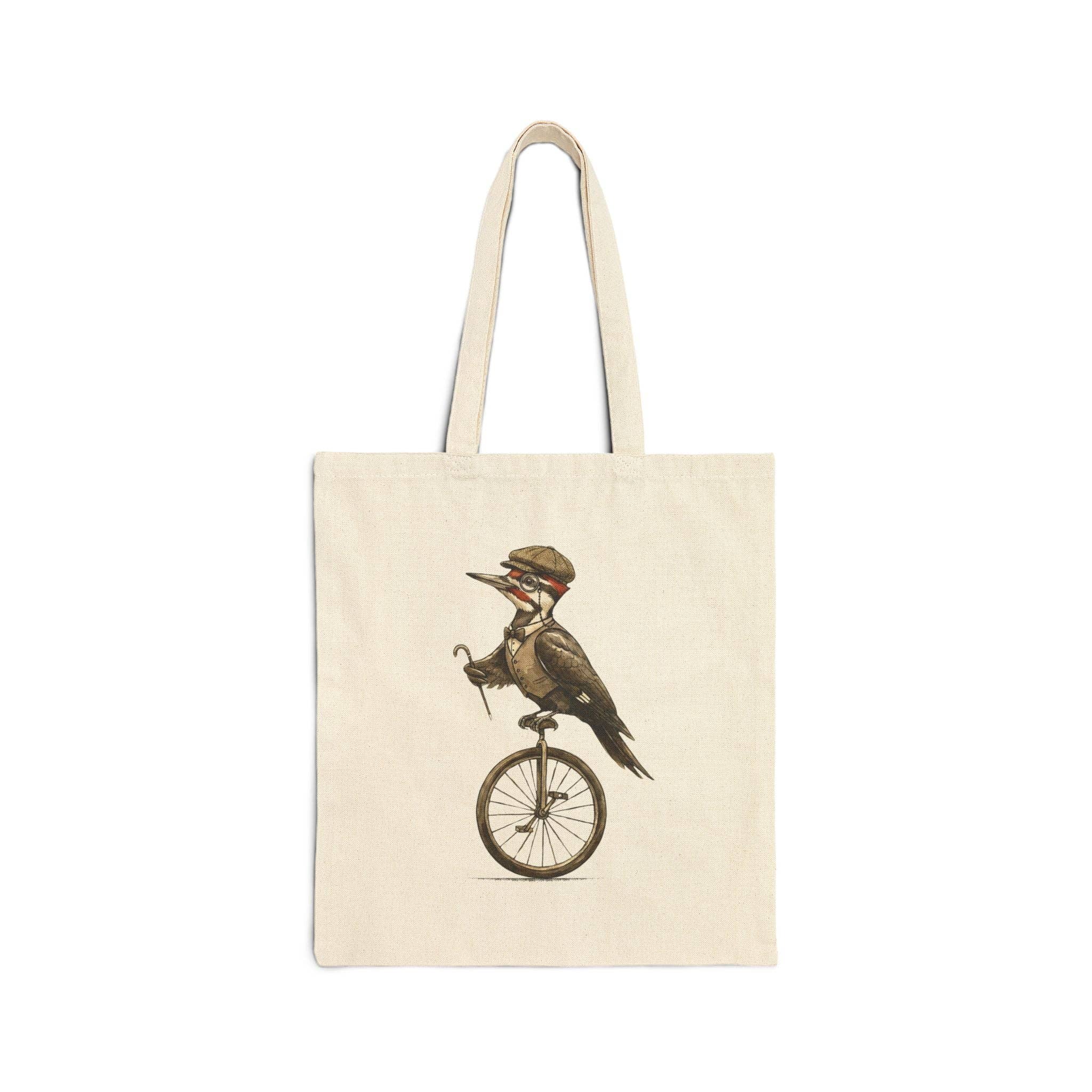 Natural Posh Pileated Canvas Tote Bag for wholesale on Faire1