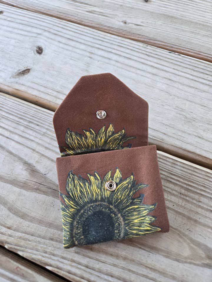 Sunflower Wallet for engroshandel hos Maple Moon Designs