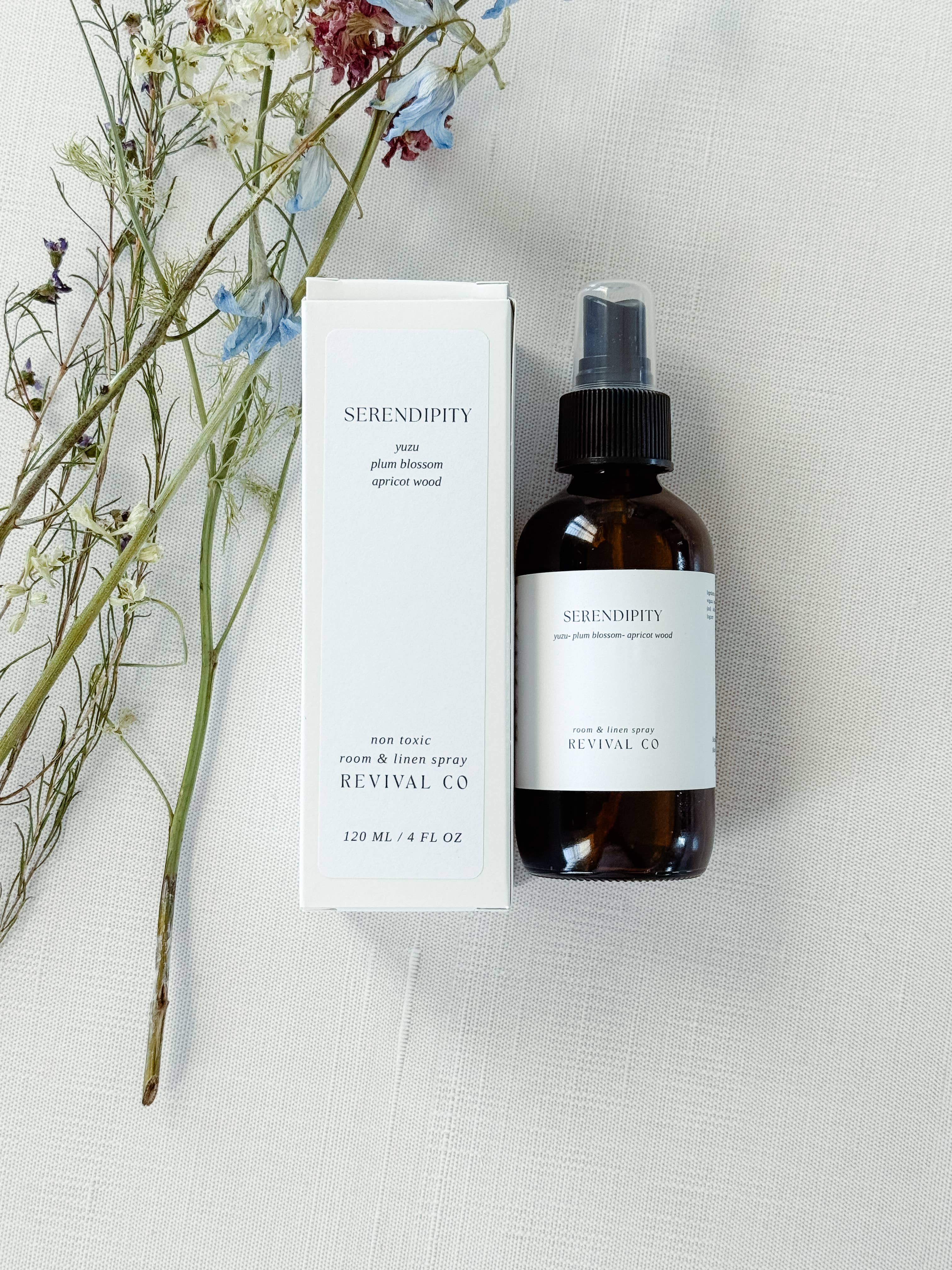 Revival Co - Wholesale Linen Spray - Serendipity/ Yuzu, Plum Blossom, Apricot/ Room + Linen Spray1