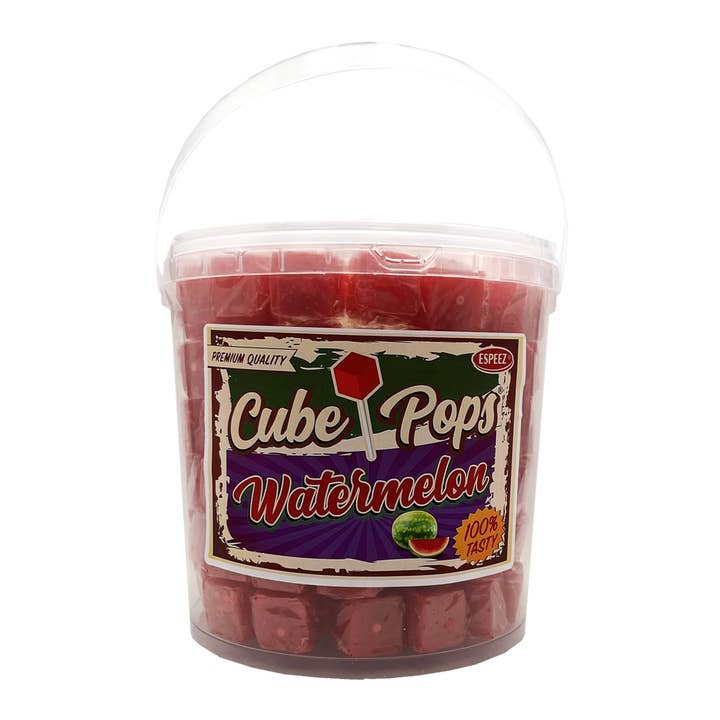 I Got Your Candy - Wholesale Hard Candy - Espeez Cube Pops Watermelon - 6ct