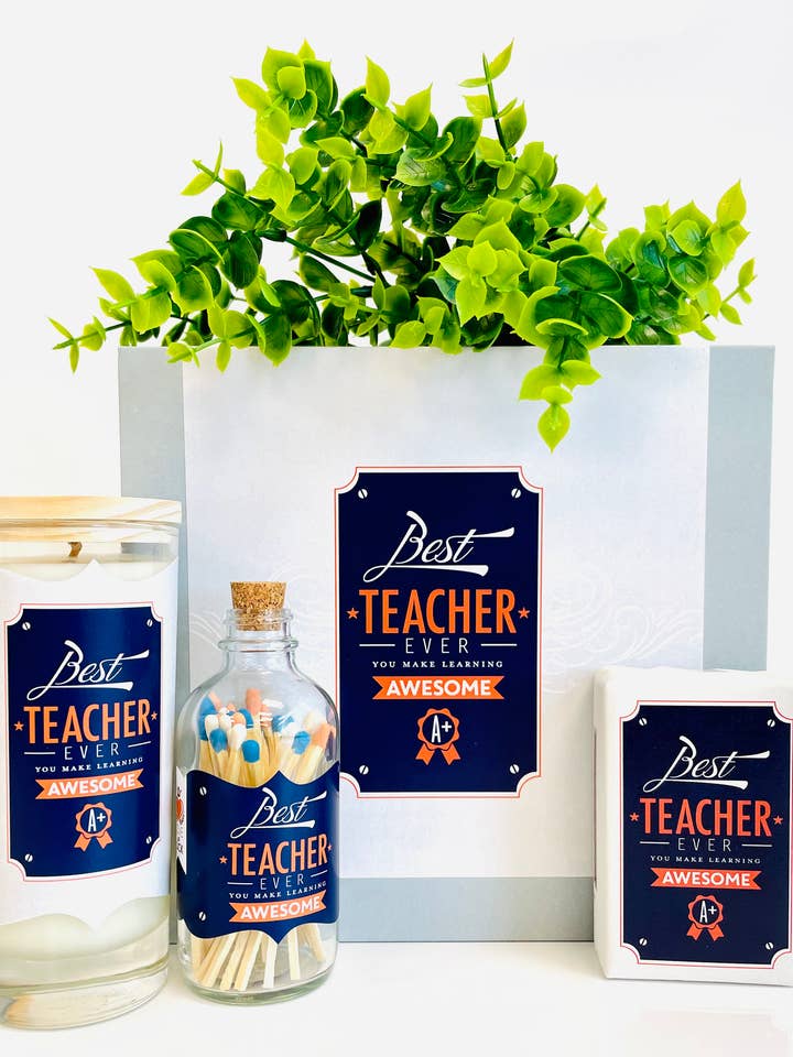 Grande confezione regalo Best Teacher per la vendita all'ingrosso da parte di Love & Luck Greetings