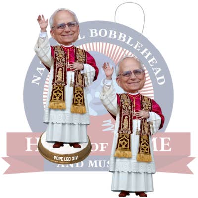 National Bobblehead Hall of Fame and Museum - Wholesale Ornament - Pope Leo XIV Ornament and Mini Bobbleheads (Presale)