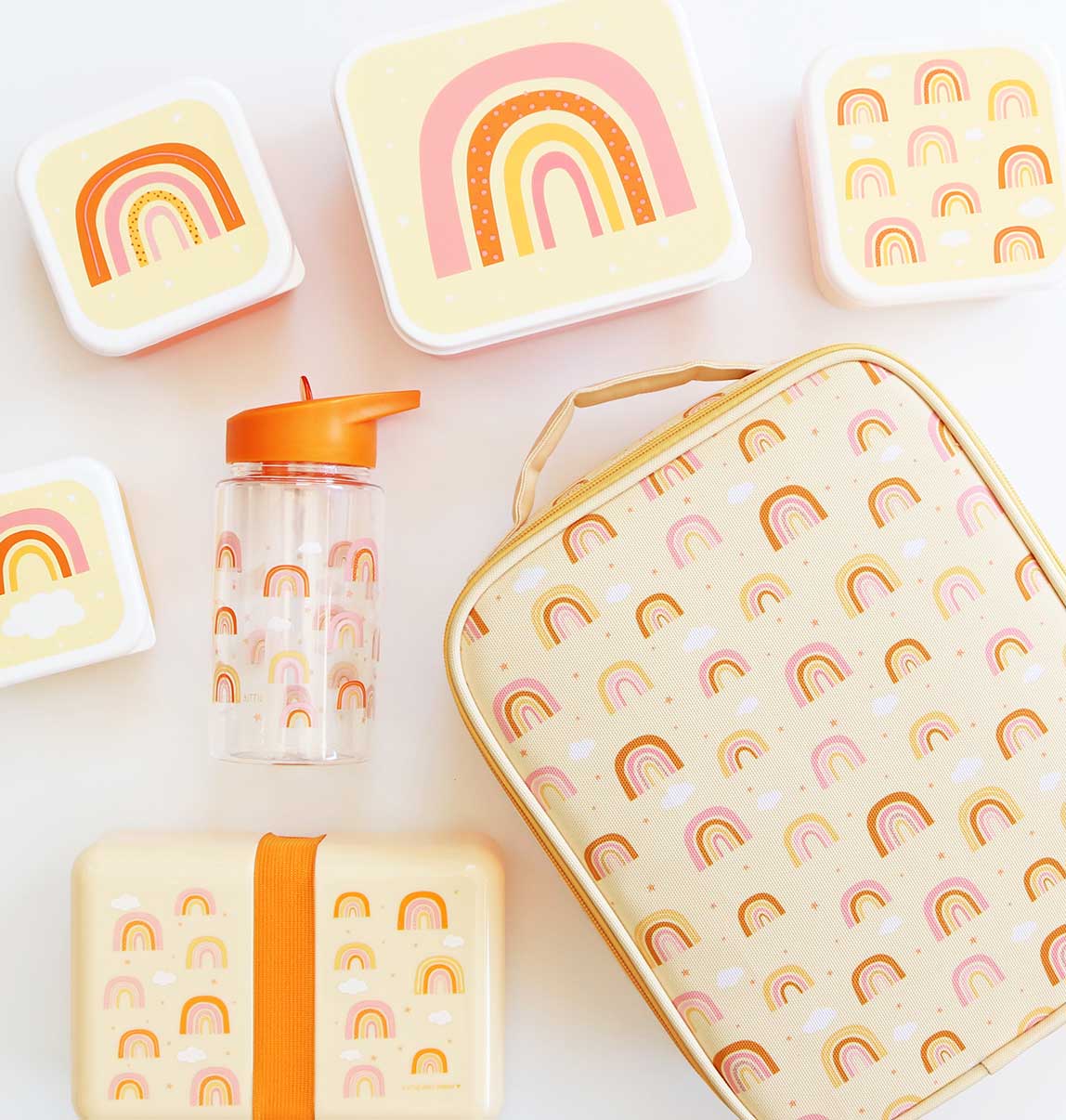 A Little Lovely Company - Wholesale Water Bottle - Kids drink bottle/water bottle: Rainbows8