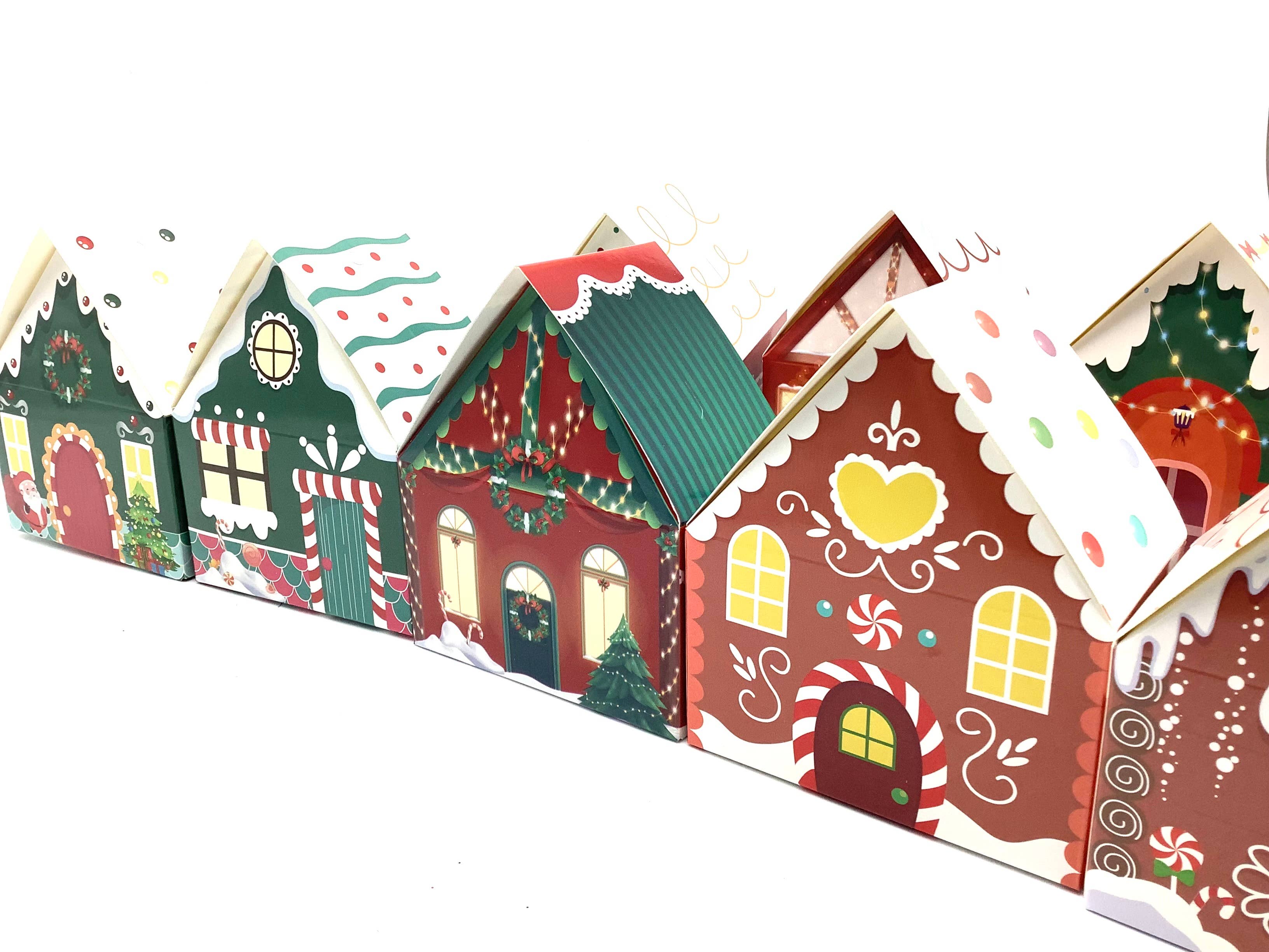 All Little Cute Things - Vente Sachets de thé - Boîte à thé Village de Noël avec assortiments de sachets de thé saisonniers5