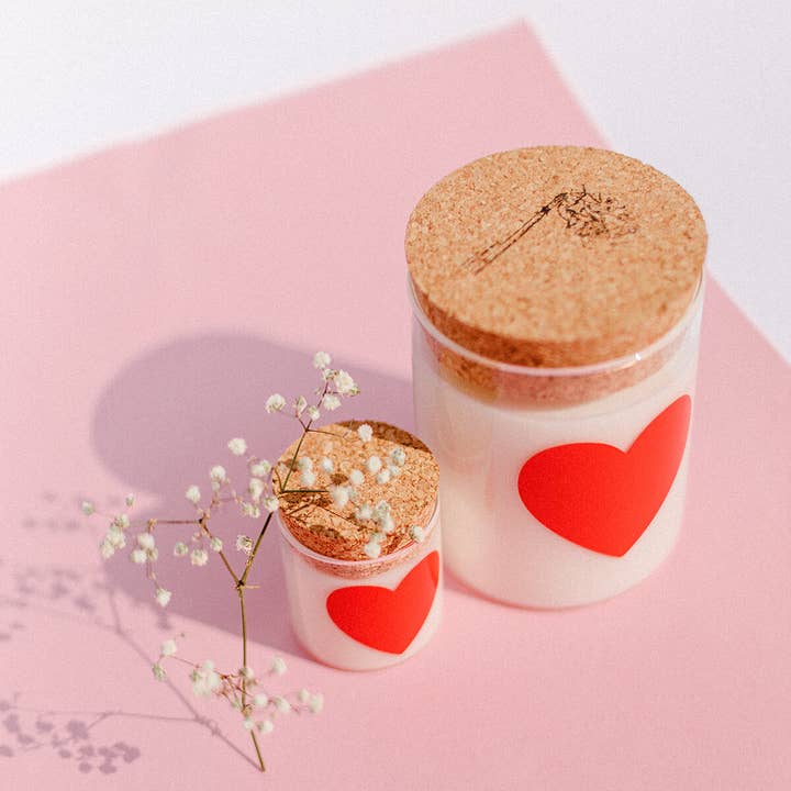 Feu des Fleurs - Wholesale Jar/Filled Candle - Heart - 50gr1