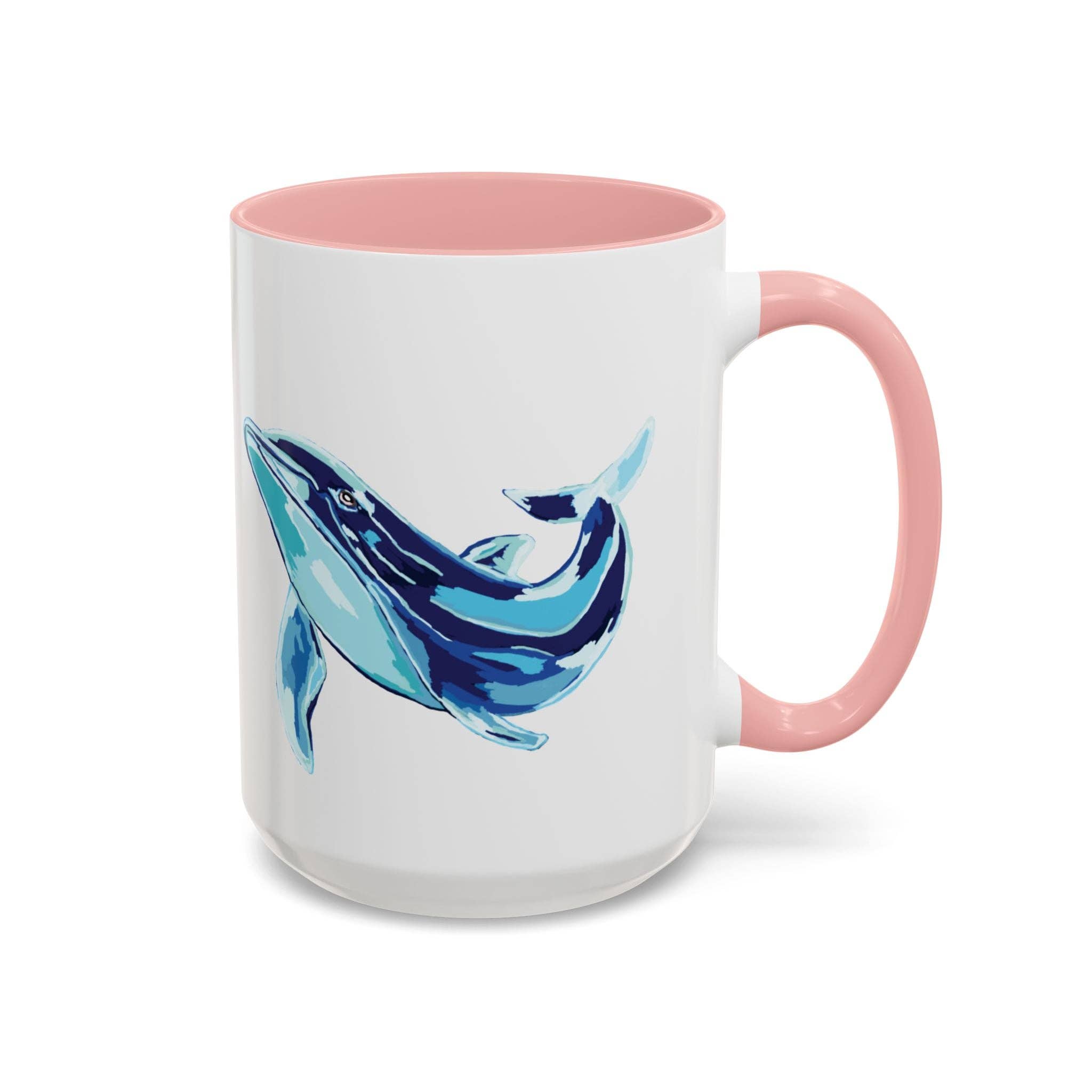 Blue Cava – Großhandel Kaffeebecher – Blauwal Ozeanleben Zwei-Ton Keramik Kaffeetasse - 11 oz & 15 oz17