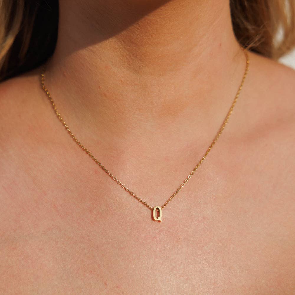 Silk oil of Morocco – Großhandel Kette mit Anhänger/Charm – Initiale Halskette | Amici by Ella17