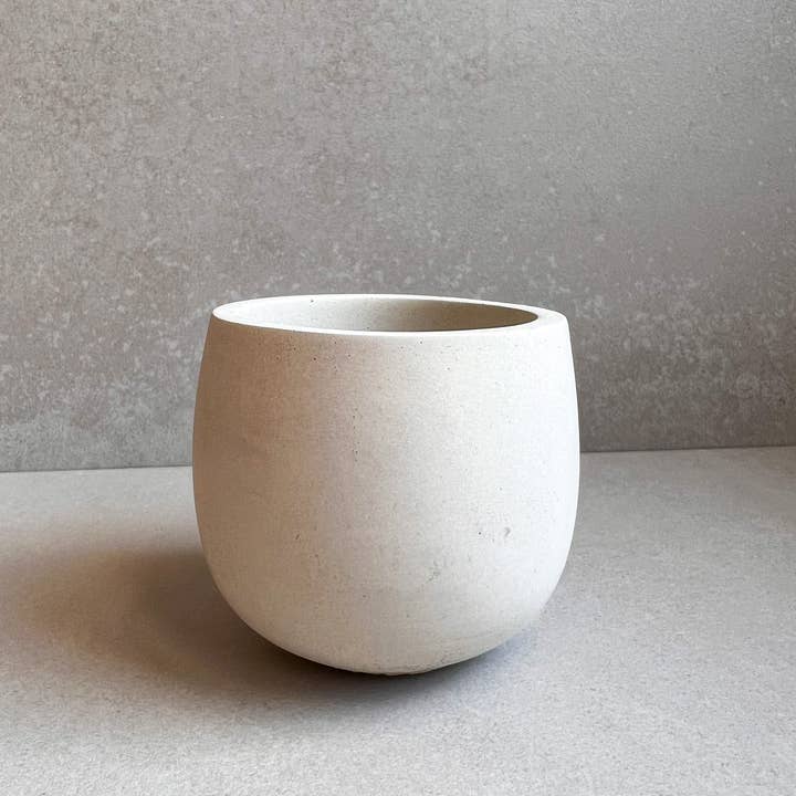 Minimal Loot Design – wholesale Kruka – Betongkruka med dränering, söt växtkruka, bubbelplanterare, dekorativ cementkruka, minimalistisk kruka med fat, nordisk, tjock kruka