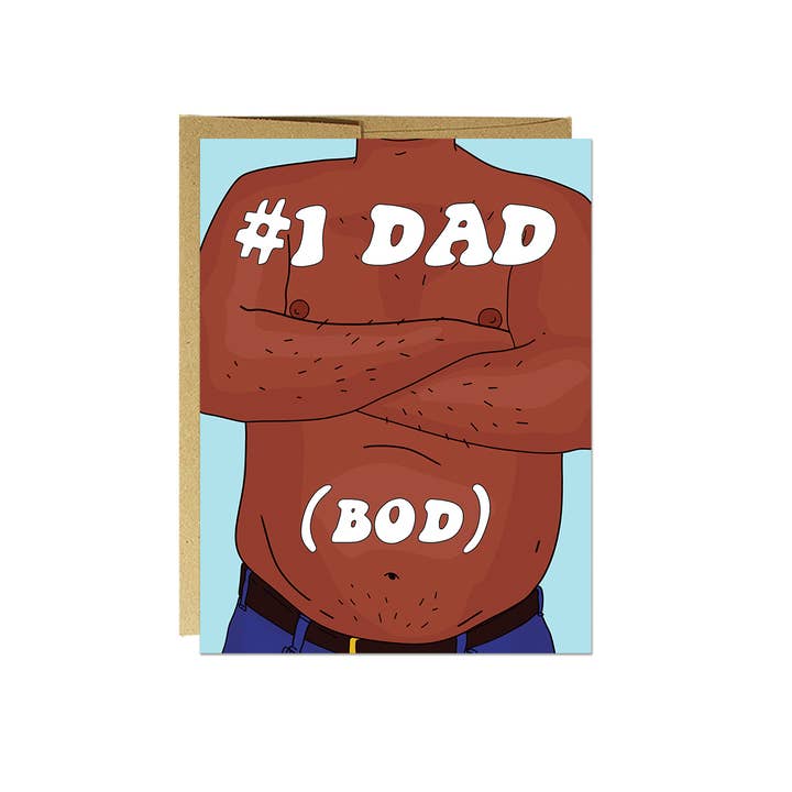 Party Mountain Paper co. - Wholesale Father's Day Card - Dad Bod | Last Chance