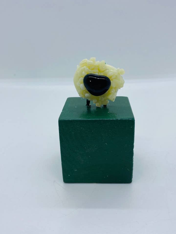 The Block Flock small Front facing for wholesale by Ally Glass Studio