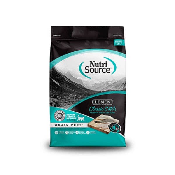 NutriSource Element Classic Catch nourriture pour chat 11lb pour la vente par La boite à Penny