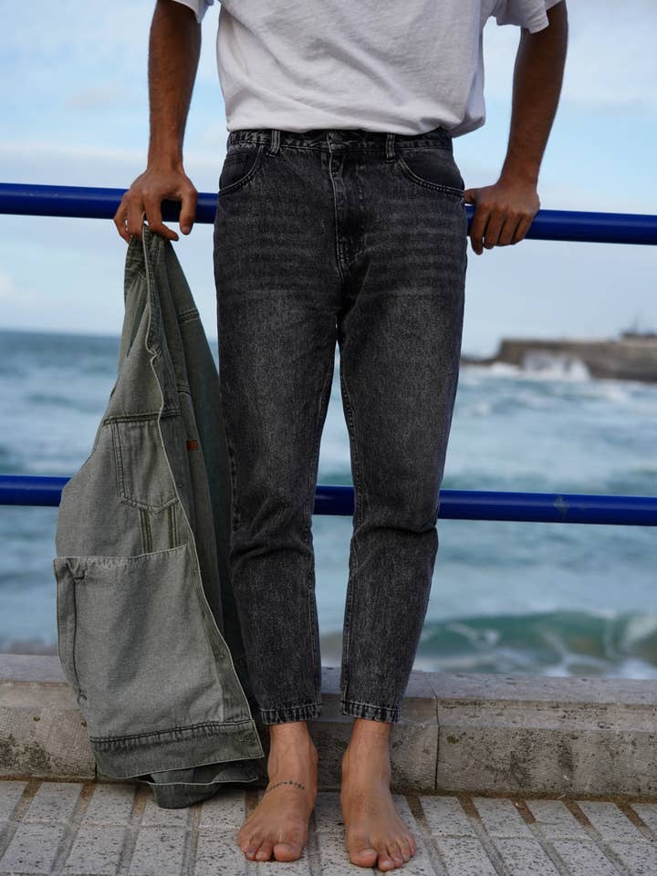 Antracit Denim Bukser for engroshandel hos Tipi Tent