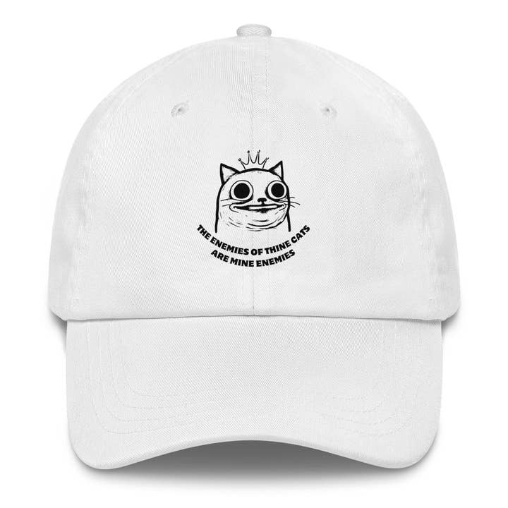 Die Feinde deiner Katzen sind meine Feinde | Klassische Chino-Mütze für den Großhandel von Jolly & Goode