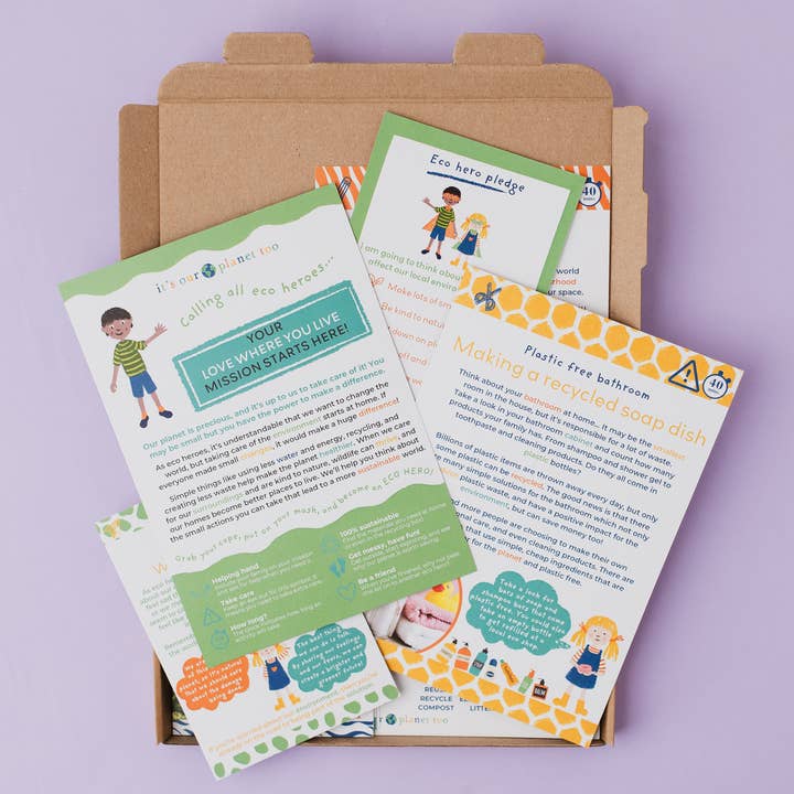 It’s Our Planet Too - Wholesale DIY Craft Kit - Kids - CHILDREN'S ECO ACTIVITY BOX - Love where you live3
