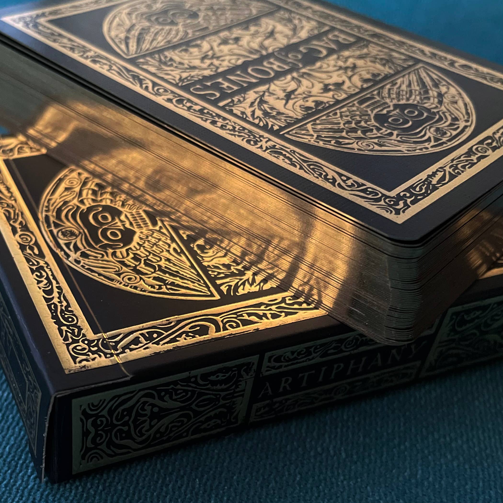Artiphany - Wholesale Playing Cards - Bag of Bones Playing Cards - Premium Gold Edition1