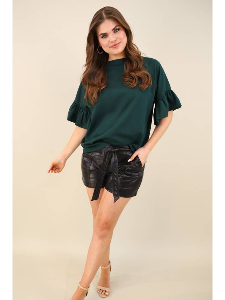 Jess Lea - Wholesale Blouse - Women's - Rebecca Ruffle Sleeve Top6