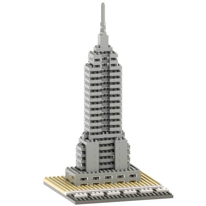 Toysmith - Wholesale Building Set - Kids - Brixies Small Gift Box Empire State Building