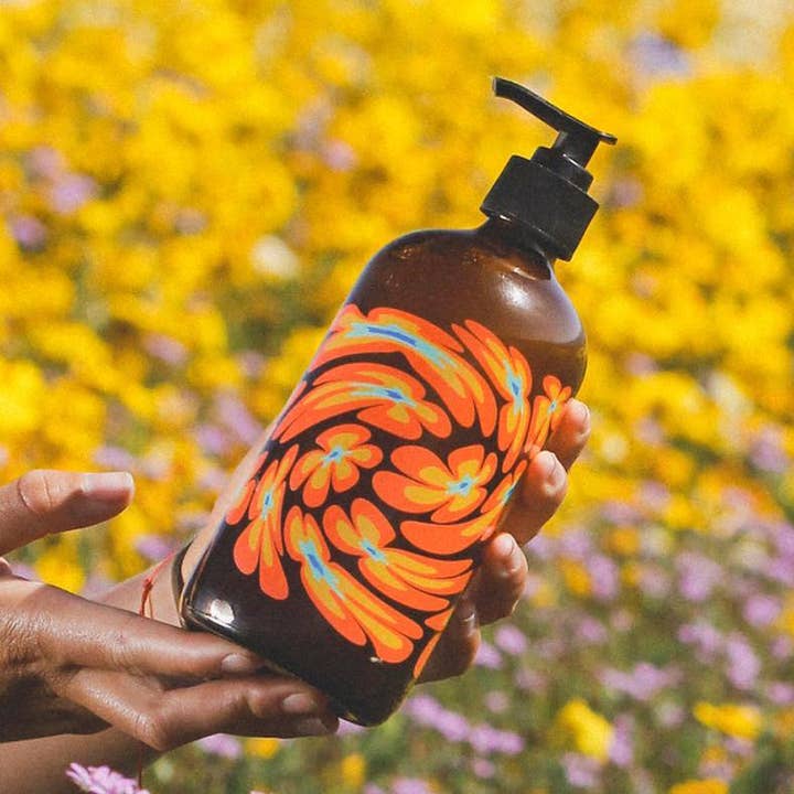 Bathing Culture - Wholesale Body Wash/Shower Gel - Mind and Body Wash Refillable 16oz Glass (Meadow Vision)0