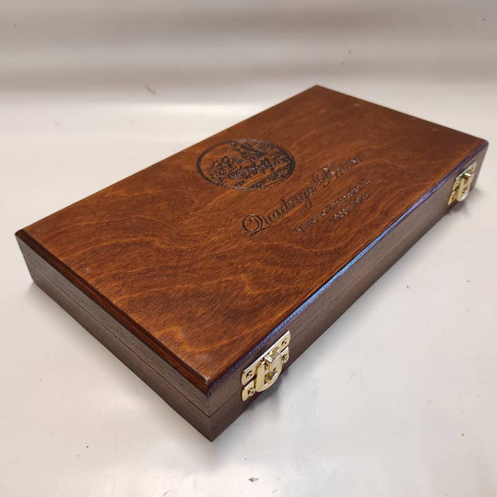 Wooden case box for Quadriga series for wholesale by Coins&More