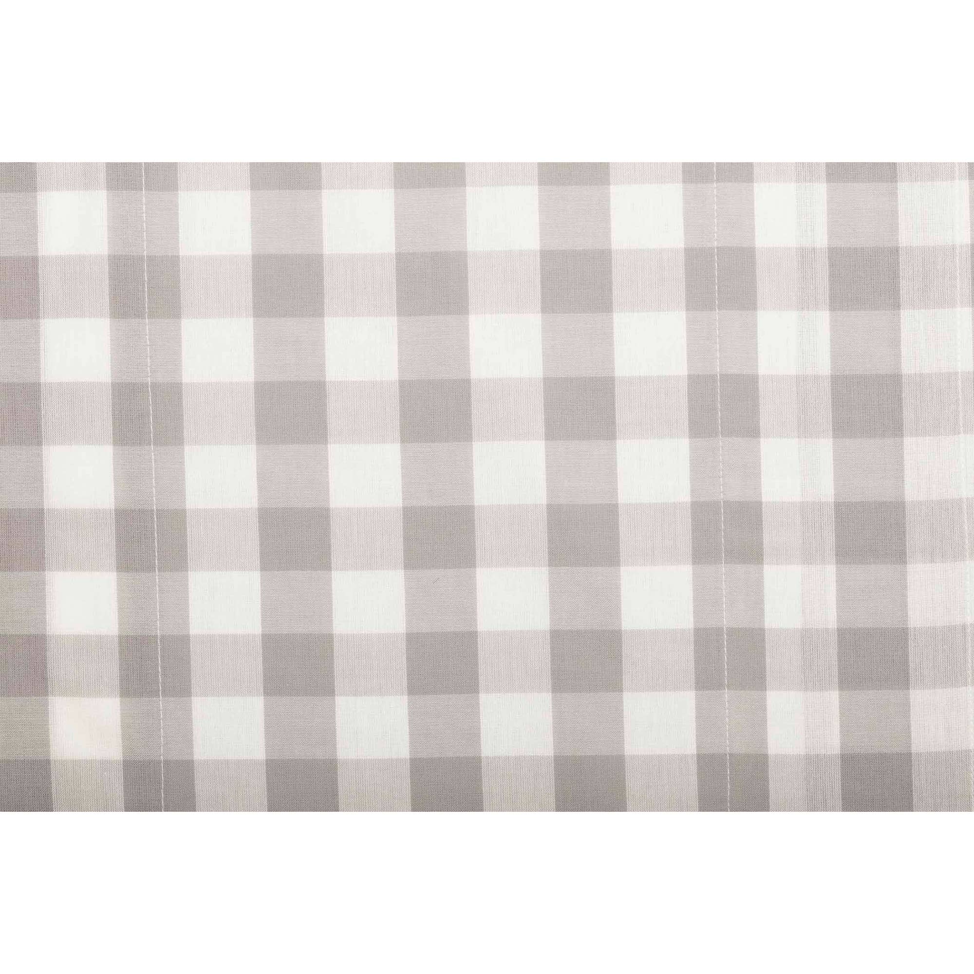 VHC Brands - Wholesale Valance - Annie Buffalo Grey Check Valance 16x906