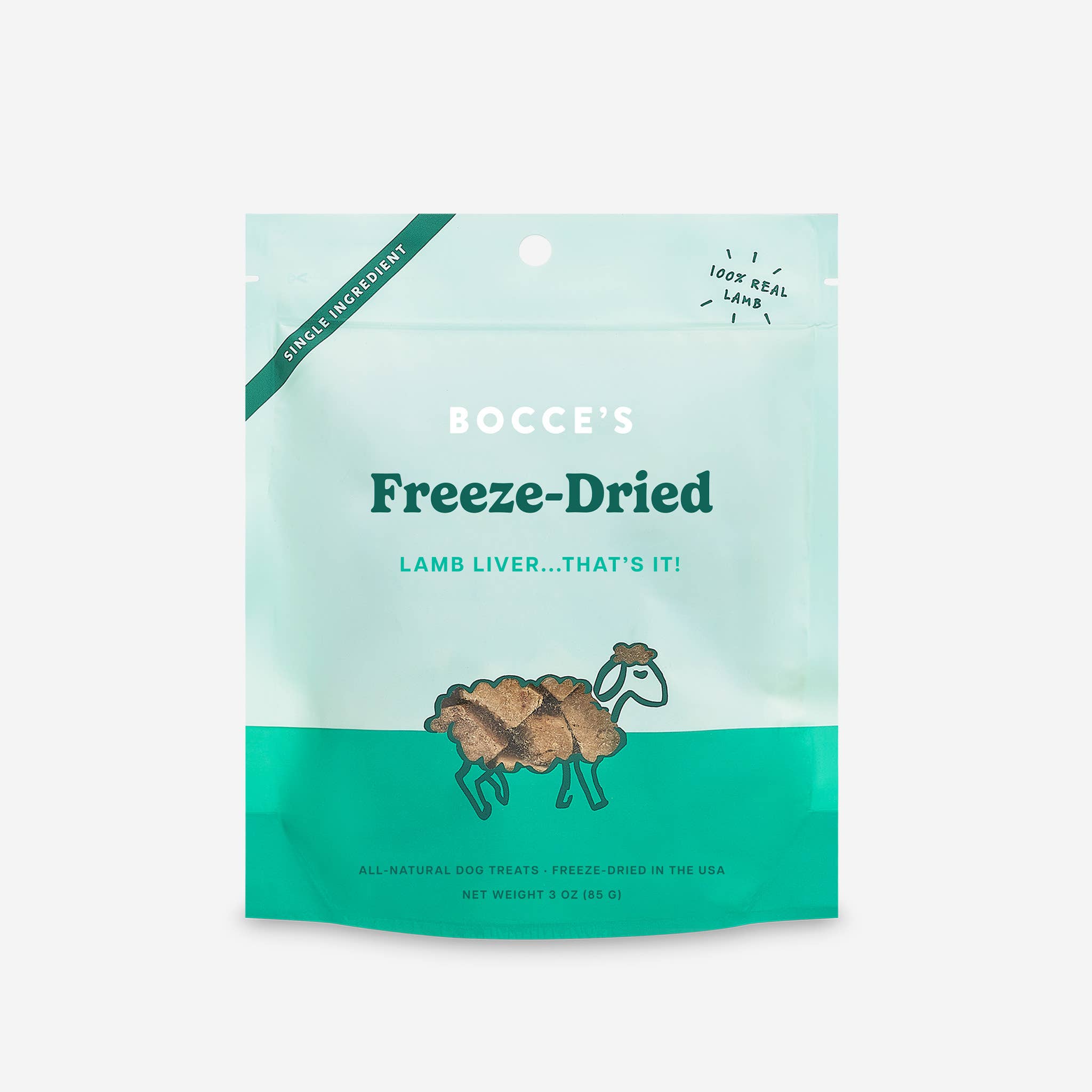 Bocce's Bakery - Wholesale Pet Treats - Dog - Freeze Dried Lamb Liver