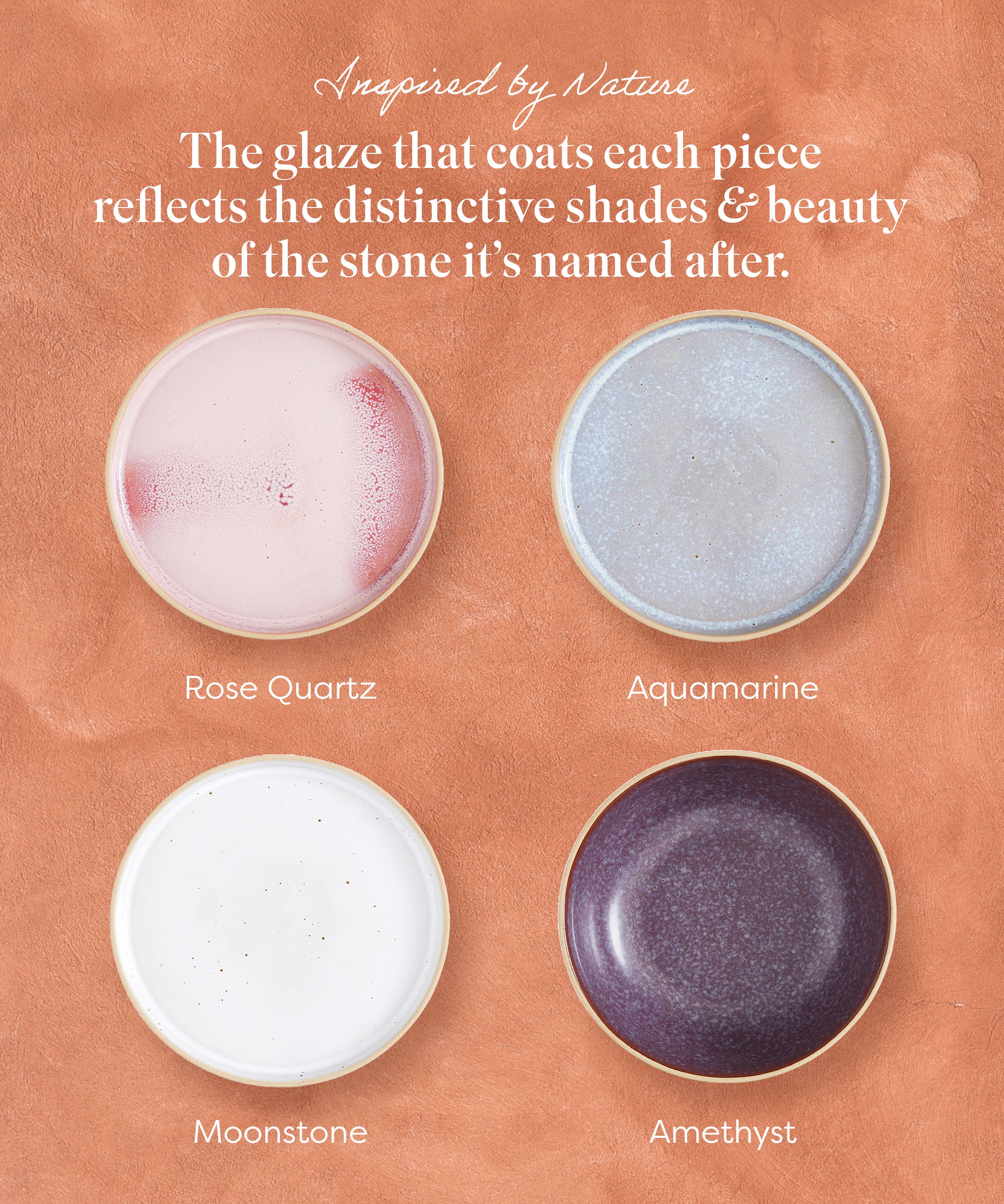 Portmeirion, Spode, Pimpernel, Nacthmann, Wrendale Designs - Wholesale Bowl - PORTMEIRION MINERALS MEDIUM BOWL MOONSTONE 6"7