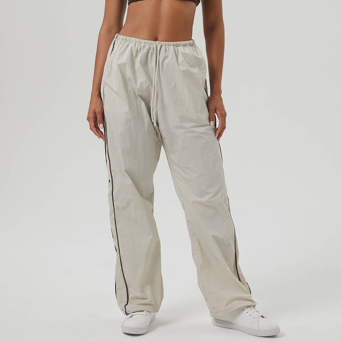 Sodalemon - Vendita all'ingrosso Pantaloni sportivi - Donna - Pantaloni sportivi da donna con coulisse e tasche a blocchi di colore2