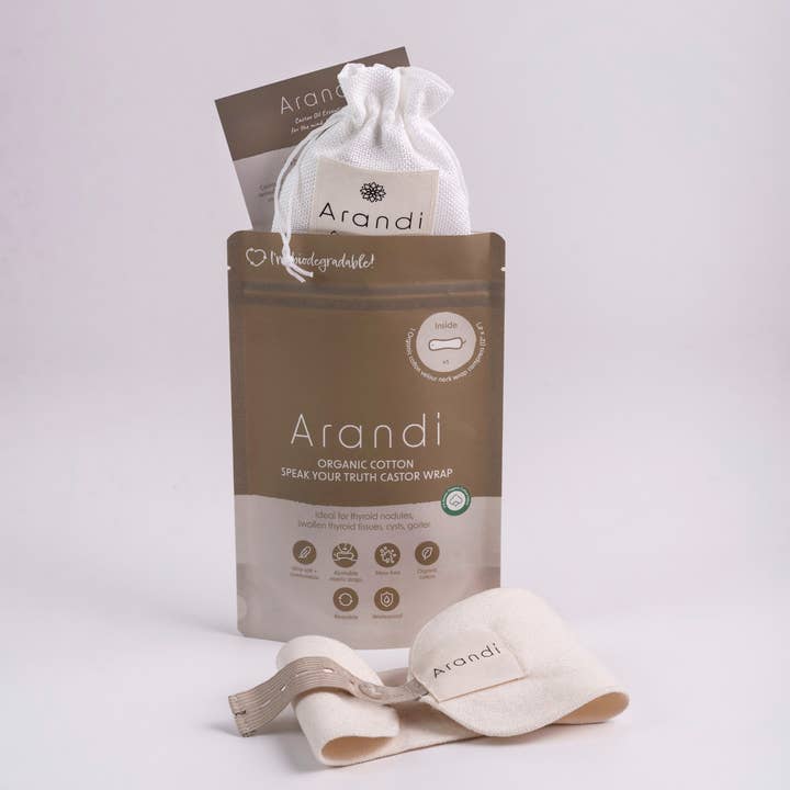 Arandi LLC - Wholesale Hot/Cold Compress - Organic Speak Your Truth Wrap