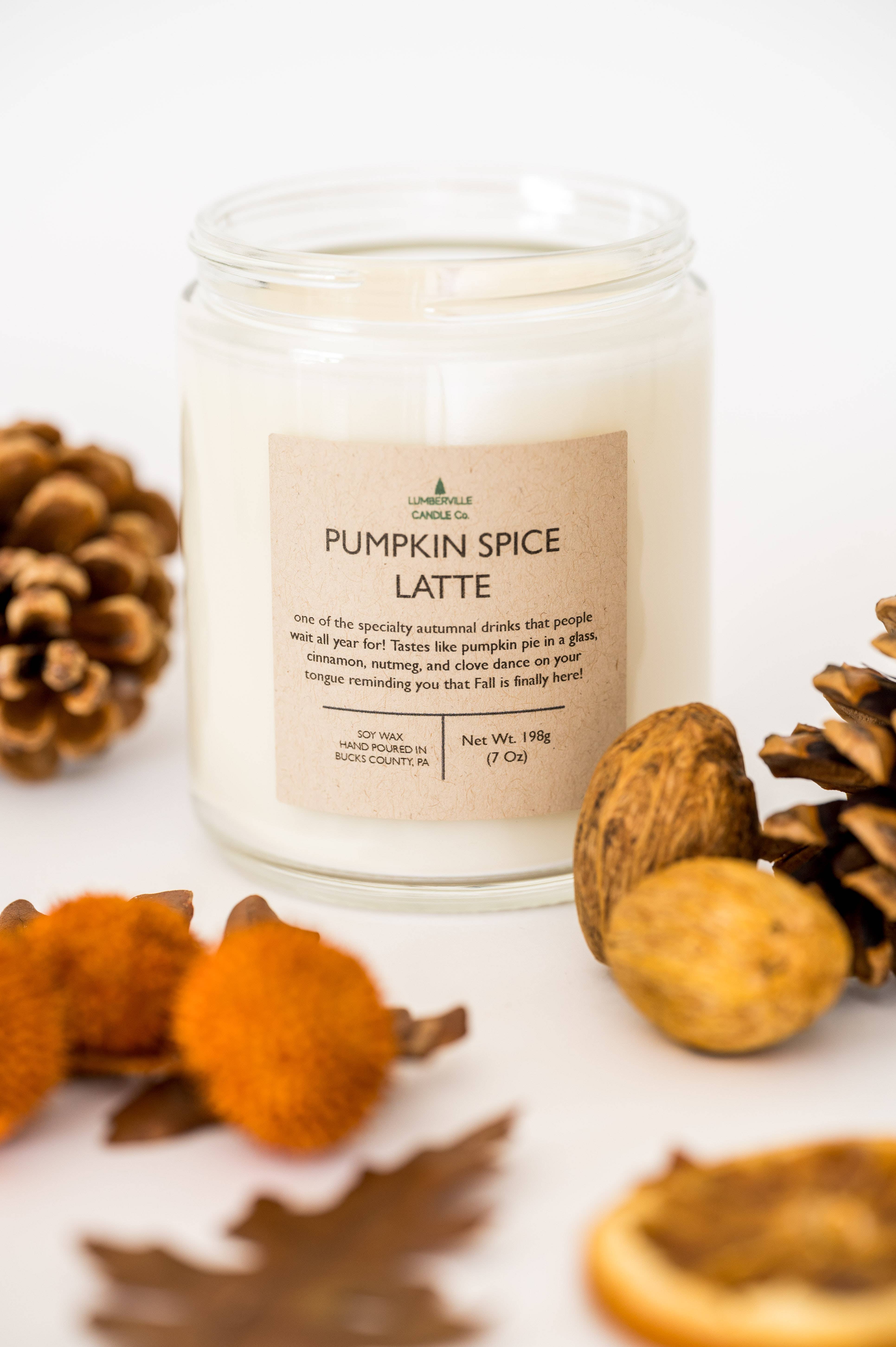 Lumberville Candle Co. - Wholesale Jar/Filled Candle - Pumpkin Spice Latte4