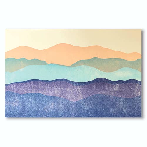 Blue Ridge Mountains - 11" x 17" for wholesale by Base Camp Printing Co.