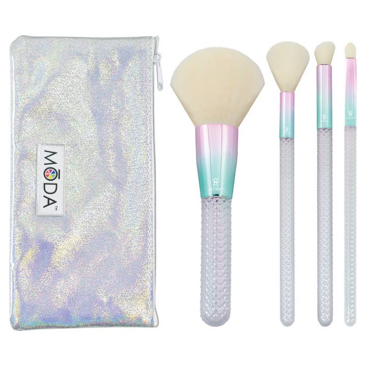 MŌDA® Mythical Perfecting Pixie 5pc Makeup Brush Kit for wholesale by Royal Brush Mfg. Inc.