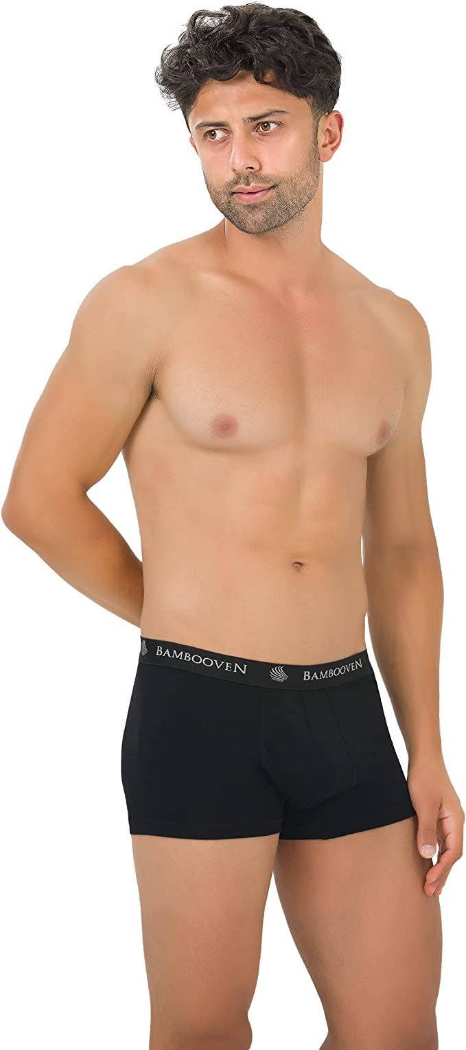 Bambooven - Vente Sous-vêtements – homme - Boxers homme en bambou avec poche de soutien, lot de 42