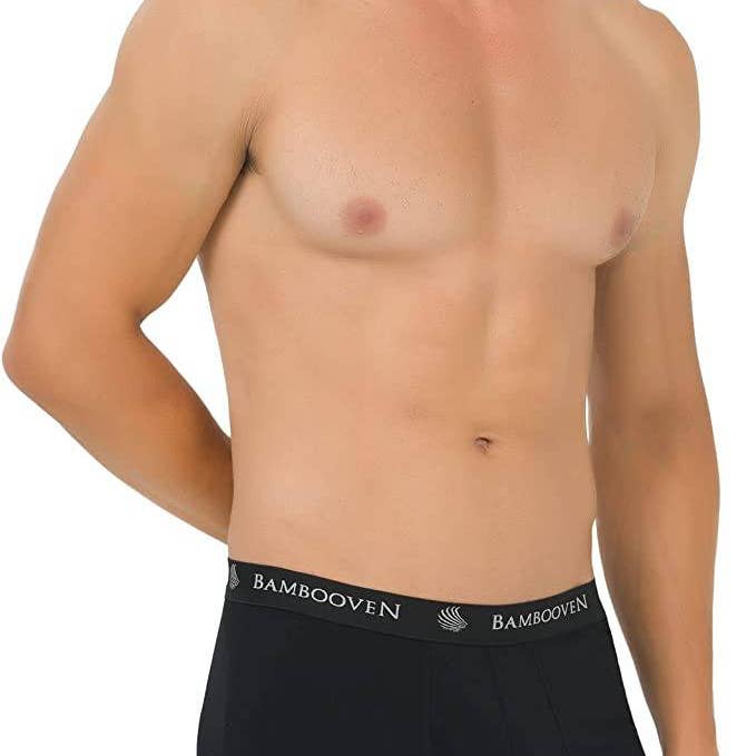 Bambooven - Wholesale Underwear - Men's - Men’s Bamboo Trunks with Pouch 4-Pack2