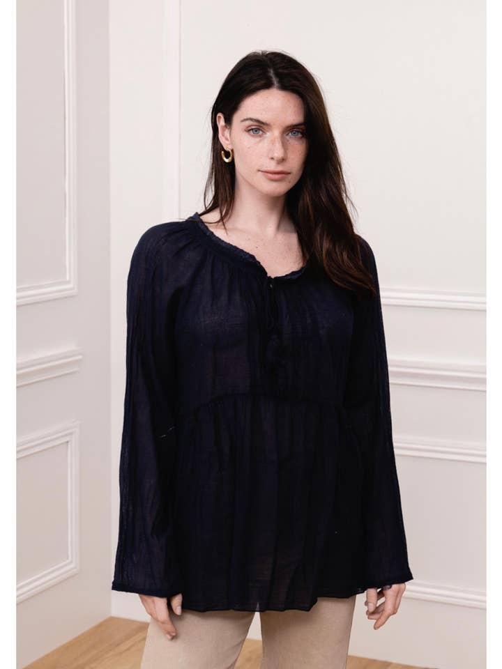 LINEN & COTTON HOUSE - Wholesale Blouse - Women's - 10074 SPRINT SUMMER CLOTHING COTTON BLOUSE4