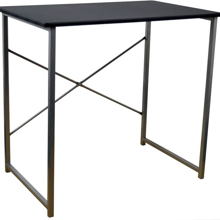 Rinkit Ltd – wholesale Desk set – Harbour Housewares Wooden Workstation Desk - Black