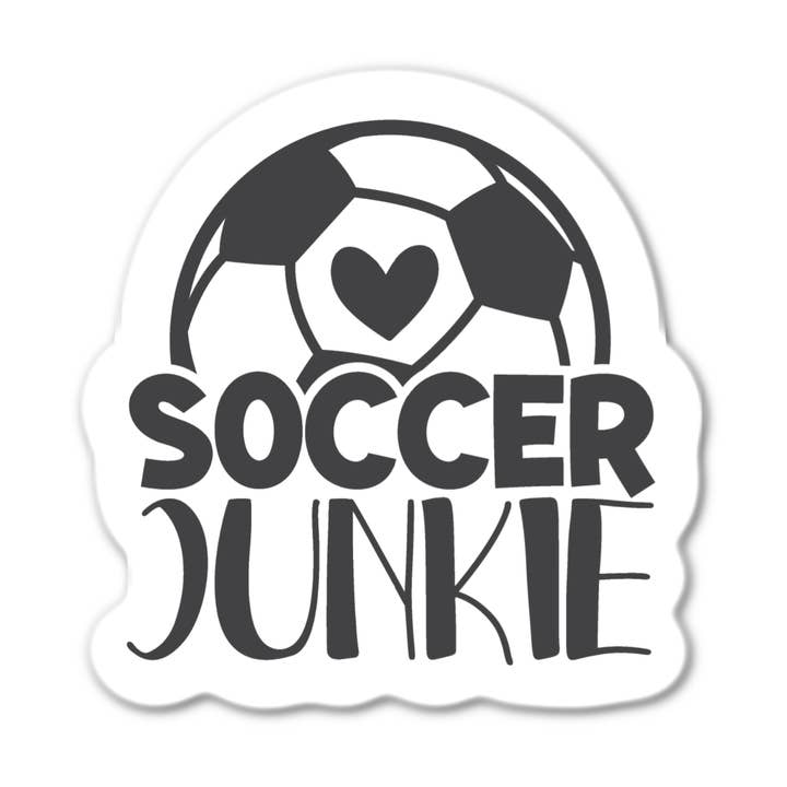 Soccer Junkie Sticker for wholesale by Stick-It Expressions