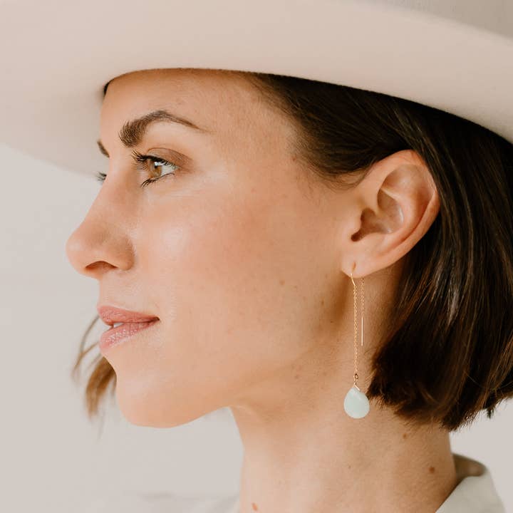 Amanda Gold-filled Dangle Earrings Tarnish Resistant for wholesale by Laura Elizabeth