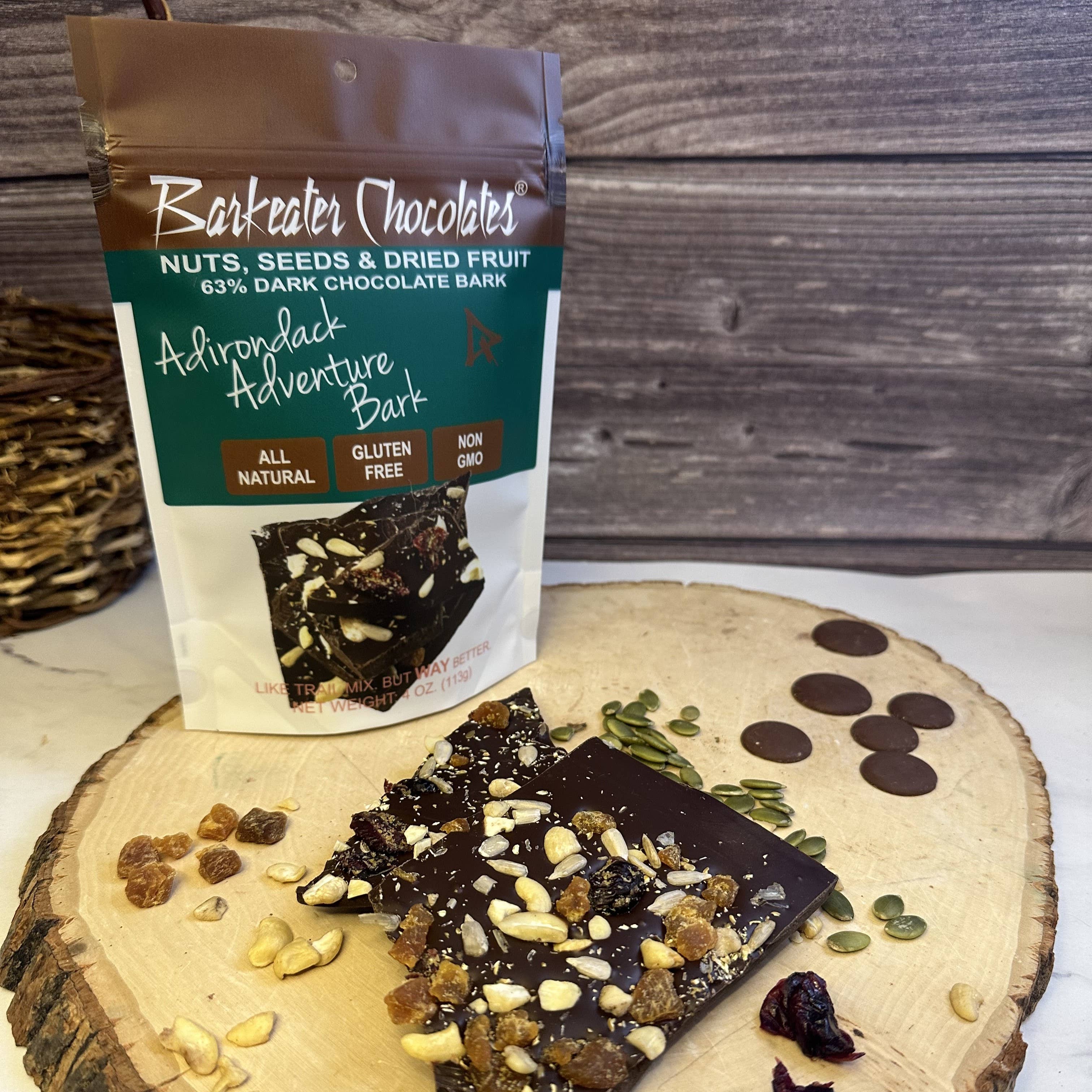 Barkeater Chocolates - Wholesale Chocolate Bar - Adirondack Adventure Bark with Nuts & Fruit1