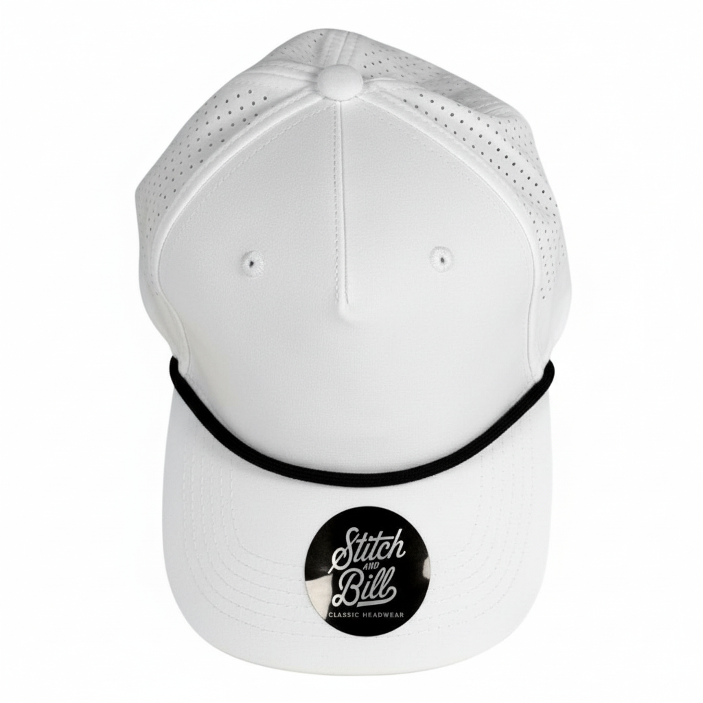 Stitch & Bill Hats - Wholesale Honkbalpet - Uniseks - Prestatie 5-Panel Touw Baseballpet Luchtstroom Heren Dames2