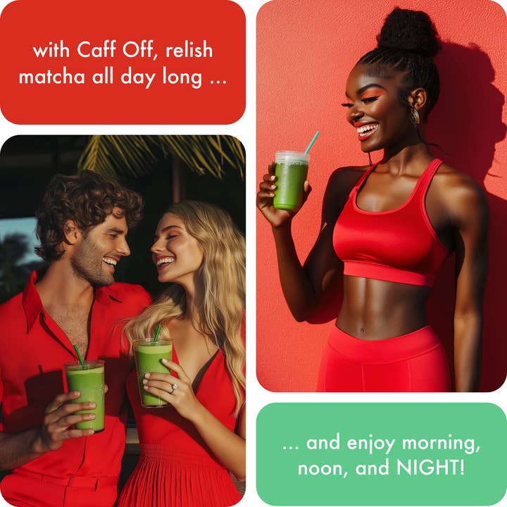 Caff Off - Wholesale Health/Detox Tea - Fuji Apple Decaf Matcha