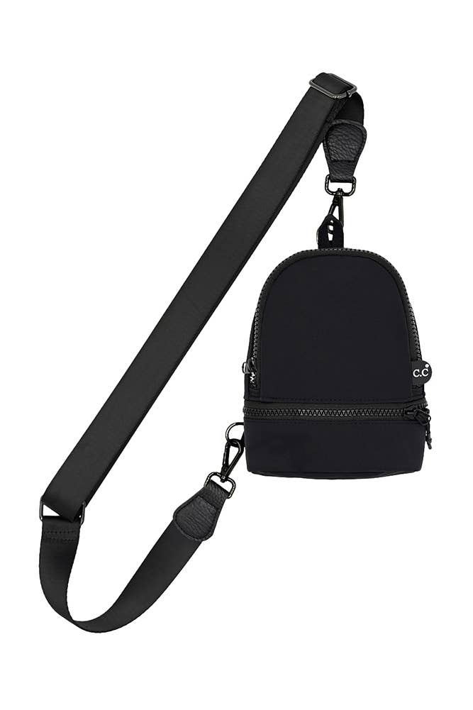 Hana - Wholesale Crossbody Bag - Women's - C.C Mini Solid Sling Backpack11