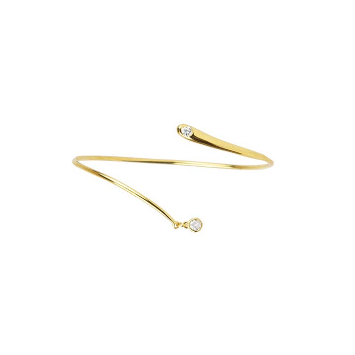 Nostalgia Bracelet - Silver, Zircon for wholesale by Eleni Orfanou