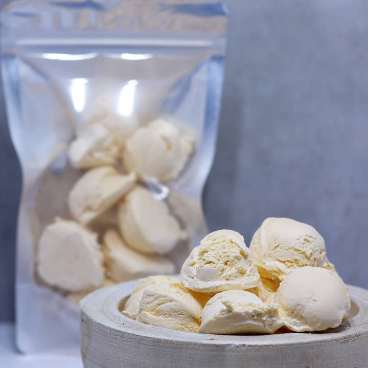 Homesteading in Ohio LLC - Wholesale Ice Cream/Sorbet - Freeze Dried Vanilla Ice Cream Space Ice Cream Astronaut3