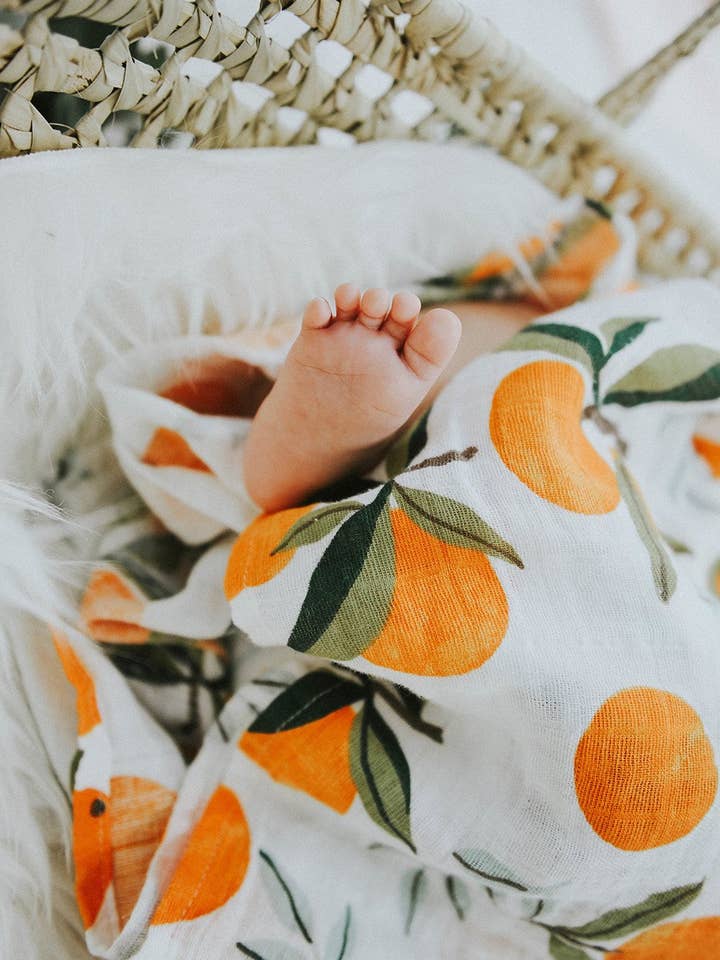 Clementine Kids - Wholesale Swaddle - Baby - Clementine Swaddle