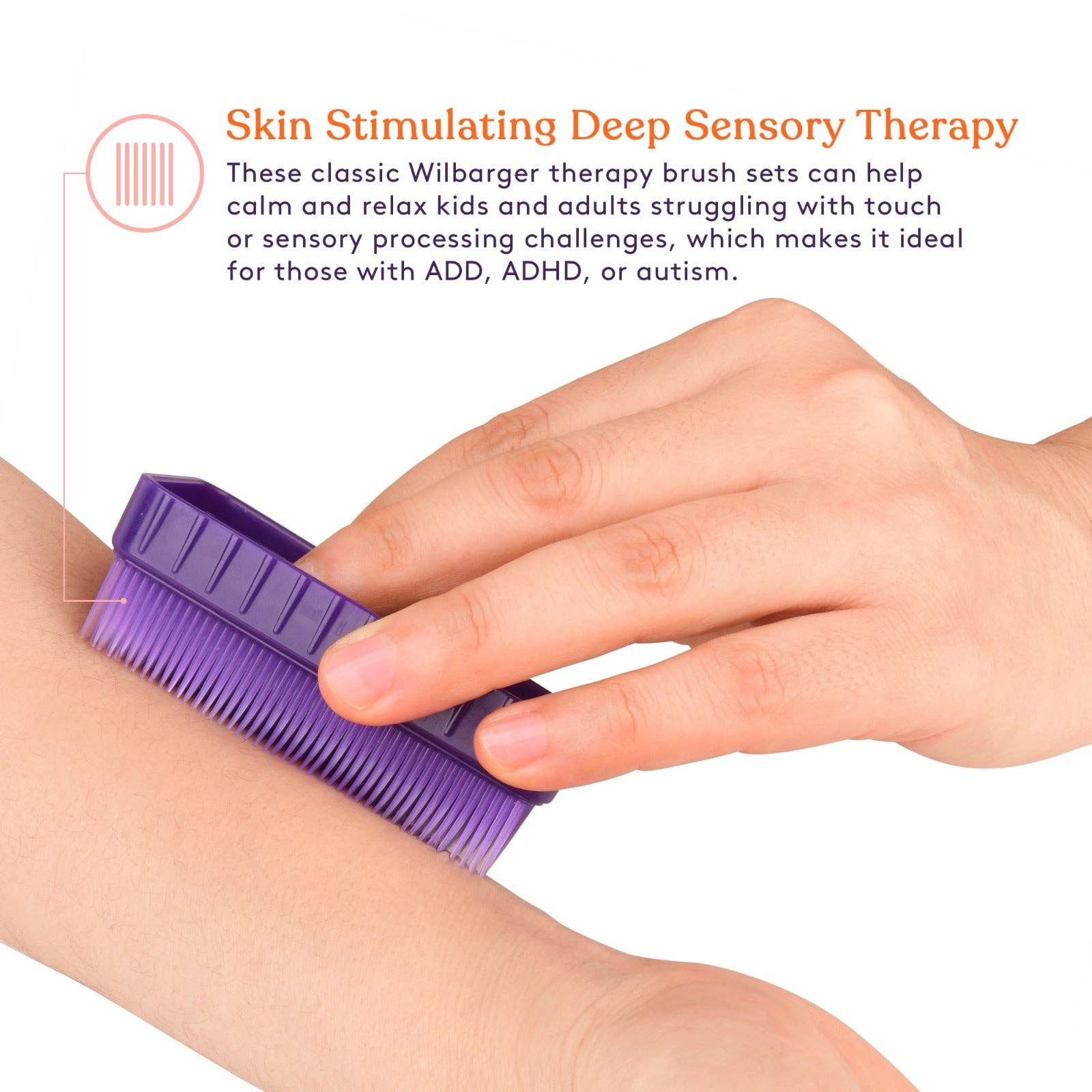 Special Supplies - Wholesale Body Brush - Therapressure Therapy Brush (Colorful) 12 Pack3